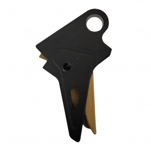 CANIK TP9 Full Size Flat Trigger, Lightened, Trigger Assembly, Aluminum Construction, Anodized Finish, Black PACN0803