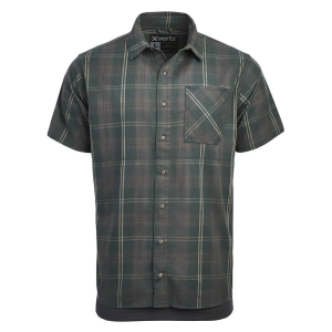 VERTX Men's Guardian Stretch Pine Plaid SS Shirt (F1-VTX1432-PNP)