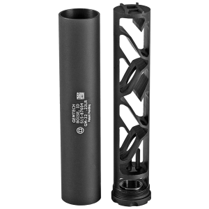 Gemtech Rimfire Suppressor, GM-22, 22LR, Weight 2.5oz, Length 5", Diameter 1", Black Finish 12127