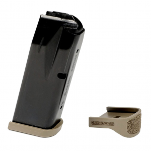 CANIK Mete MC9 9mm 10rd Magazine With FDE Flush Baseplate and Finger Rest (MA2279D)