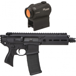 SIG SAUER MCX Rattler 5.56 NATO 5.5in 30rd Semi-Auto Pistol With SIG SAUER Romeo5 Red Dot Sight - Sig Sauer