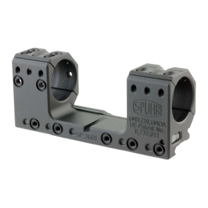 SPUHR SP 6 MIL/20.6 MOA Black Hardcoat Anodized Rifle Scope Mount (SP-3601)