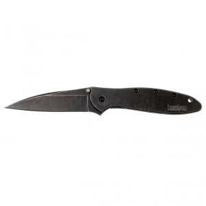 KERSHAW Leek 3in Drop Point Folding Knife (1660BLKW)