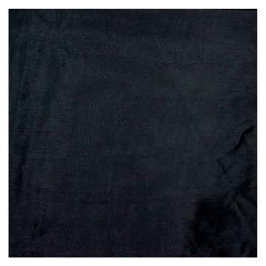 WYOMING TRADERS Solid Black Regular Silk Scarf (SB)