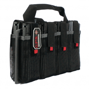 GPS Magazine Tote, Black, Soft, Fits 8 AR Style Mags GPS-1365MAG