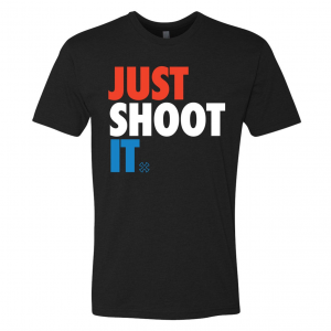 NOVESKE Just Shoot It Black T-Shirt, Medium (1002442)