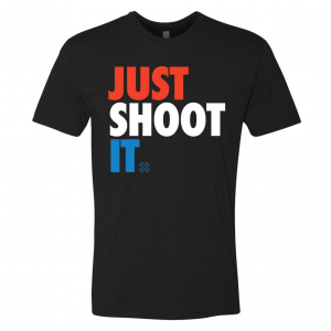 NOVESKE Just Shoot It Black T-Shirt, Large (1002443)
