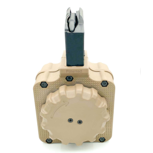 PROMAG Ar-308 .308 50 Rd Drum Flat Dark Earth Polymer Magazine (DRM-A1-FDE)