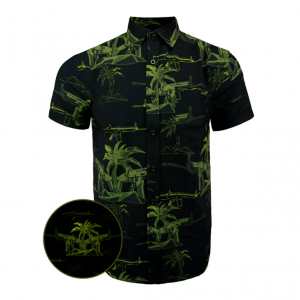 RETRO RIFLE Palm OD Green XXX-Large Shirt (PALMODGREEN-XXXL)