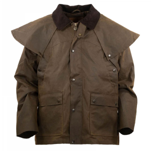 OUTBACK TRADING Men's Oilskin Countryman Bronze Waterproof Western Outdoor Jacket (29828-BNZ)