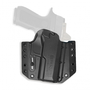 BRAVO CONCEALMENT Fits Sig Sauer P320 9/40 X-Compact /Carry Right Hand Black OWB Concealment Holster (BC10-1032)