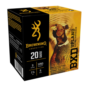 Browning BROWNING BXD Upland 20Ga 3in 1 1/4 oz #5 Shotshells (B193512035) - $36.53 at GritrSports