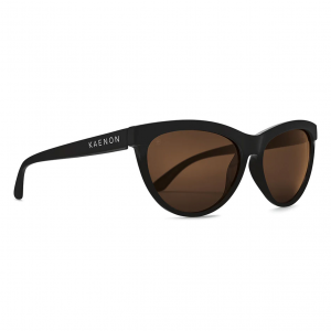 KAENON Madera Polarized Sunglasses with Modern Black Frame and Brown 12% Lens (055MOBKGN-B120)