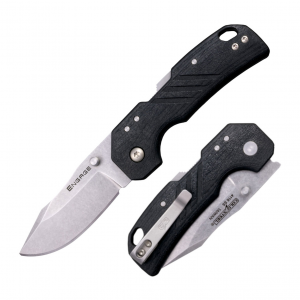 COLD STEEL Engage 2.5in Clip Point Blade Black GFN Handle Folding Knife (CS-FL-25DPLCZ)