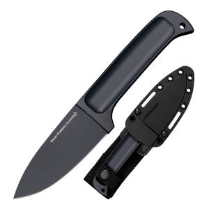 Cold Steel COLD STEEL Drop Forged Hunter 4in Drop Point Blade Black Fixed Knife with Sheath (CS-36MG) - $48.35 at GritrSports