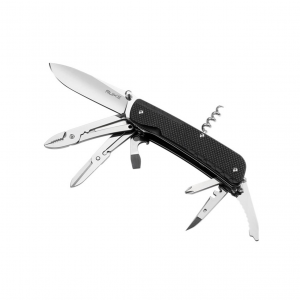 RUIKE LD Multifunctional Knife, Black, G10 Handle (LD41-B)