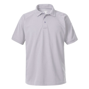 VERTX Men's Coldblack LT Grey Short Sleeve Polo (F1-VTX4000P-LTG)