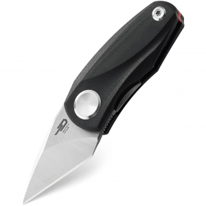 BESTECH KNIVES Tulip 1.53in Linerlock Black Folding Knife (BG38A)