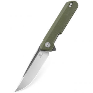 BESTECH KNIVES Bestechman Dundee 3.35in Linerlock Green G10 Folding Knife (BMK01E)
