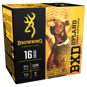 Browning BROWNING BXD Upland 16Ga 2.75in 1-1/8 oz #6 Shotshell (B193511626) - $34.53 at GritrSports