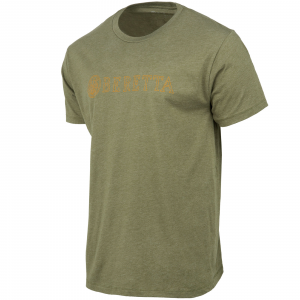 BERETTA Men's Hardlines Heather Mil Green Short Sleeve T-Shirt (TS219T189007AU)