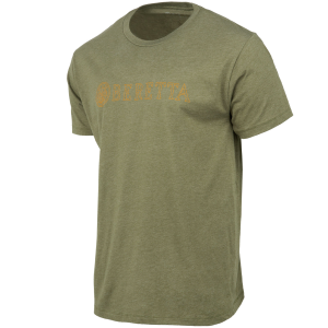 Beretta BERETTA Men's Hardlines Heather Mil Green Short Sleeve T-Shirt (TS219T189007AU) - $45.00 at GritrSports
