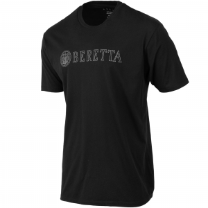 BERETTA Men's Hardlines Black Short Sleeve T-Shirt (TS219T18900999)