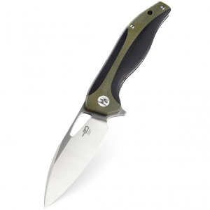 BESTECH KNIVES Komodo 3.35in Linerlock Green Folding Knife (BG26A)
