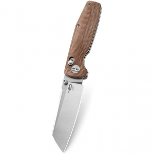 BESTECH KNIVES Slasher 3.07in Axis Lock Natural Folding Knife (BG43D)