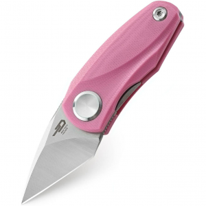 BESTECH KNIVES Tulip 1.53in Linerlock Pink Folding Knife (BG38E)