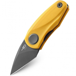 BESTECH KNIVES Tulip 1.53in Linerlock Yellow Folding Knife (BG38F)