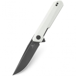 BESTECH KNIVES Bestechman Dundee 3.35in Linerlock White G10 Folding Knife (BMK01I)