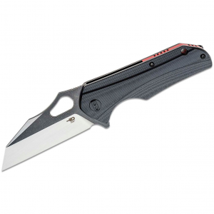 BESTECH KNIVES Operator 3.47in Linerlock Black Folding Knife (BG36A)