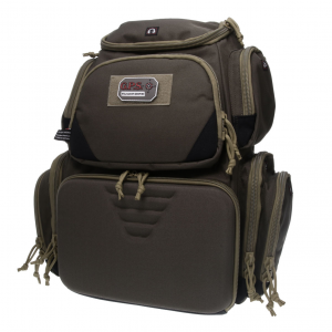 G*OUTDOORS Sporting Clays Green/Khaki Backpack with Choke Tube Holder and Rain Cover (GPS-1611SC)
