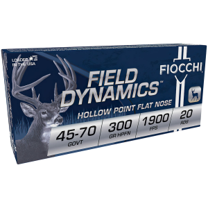 CCHI Field Dynamics 45-70 Govt 20 Rd/Box Rifle (4570B) Ammo