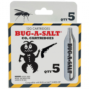 BUG-A-SALT SHRED-ER CO2 5-Pc Cartridges (SHRED-CO2)