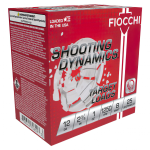 FIOCCHI Shooting Dynamics 12ga 2.75in #8 Shotgun Ammo (12SD1X8)