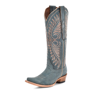 Corral CORRAL Women's Faded Teal Blue Embroidery Boots (L6120) - $179.00 at GritrSports