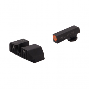 WILLIAMS Triton Pro Series Orange Front/Green Rear Night Sights for Glock 20, 21, 29, 30, 31, 32, 36 and 41 (683301)