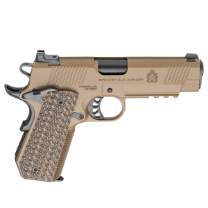 Springfield Armory SPRINGFIELD ARMORY 1911 TRP CC .45 ACP 4.25in 7rd Coyote Brown Semi-Automatic Pistol (PC9124LRCB-CC) - $1636.99 at GritrSports