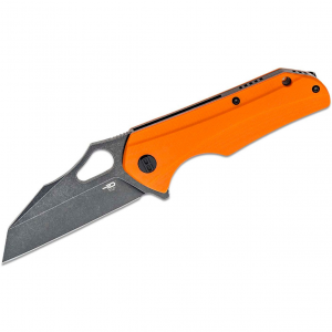 BESTECH KNIVES Operator 3.47in Linerlock Orange Folding Knife (BG36E)