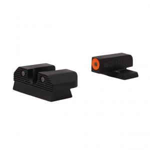 WILLIAMS Triton Pro Series Orange Front/Green Rear Night Sights for Sig P-Series with #6 Front / #8 Rear (610634)