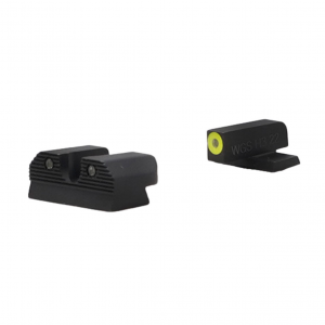WILLIAMS Triton Pro Series Yellow Front/Green Rear Night Sights for Sig P-Series with #6 Front / #8 Rear (612084)