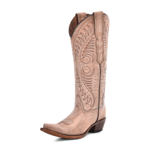 Corral CORRAL LD Circle G Sand Cowhide Embroidery Boots (L6116) - $179.00 at GritrSports