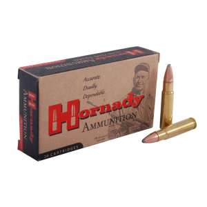 HORNADY Custom 358 Win. 200 Grain InterLock SP Ammo, 20 Round Box (91318)