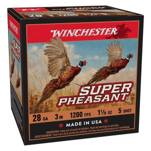 WINCHESTER AMMO Super Pheasant 28Ga 3in #5 1-1/8oz 25rd/Box Shotshell (X283PH5)
