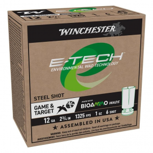 WINCHESTER AMMO E-Tech 12Ga 2.75in #6 1oz 25rd/Box Shotshell (WCL12S6)