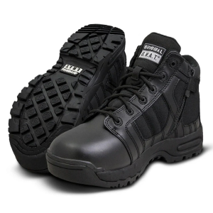 ORIGINAL SWAT Men's Metro Air 5in Side-Zip Black Boots (123101)