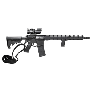 RAPTOR DEFENSE Sierra-15 5.56 NATO 16in 30rd Black Semi-Automatic Rifle w/ CQB Scope (RD13560) - Raptor Defense