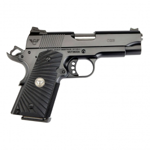WILSON COMBAT CQB Compact 9mm 4in 8rd/10rd Ambi Safety Black Armor-Tuff Pistol (CQB-CP-9A)